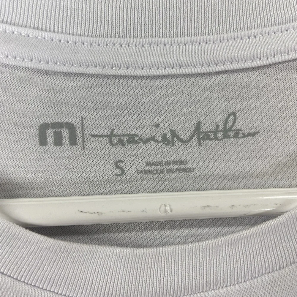 Travis Mathew T-Shirt mens Small Graphic Golf Cart USA July 4th 100% Pima Cotton - Picture 5 of 13